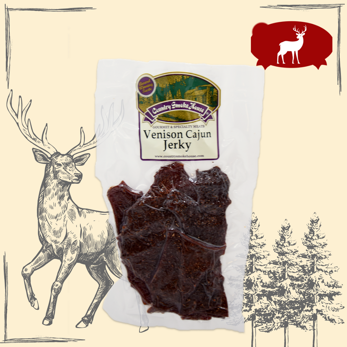 Ground Venison or Deer Jerky with Serviceberries - Forager